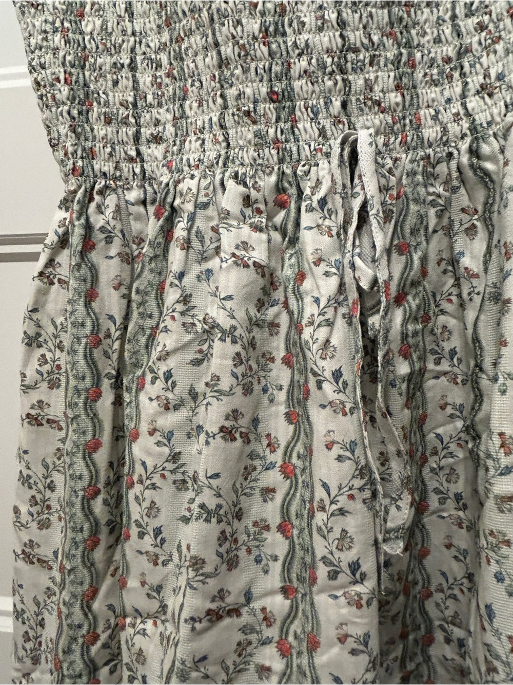 Hill House Home Anita Dress | Green Province Floral Stripe | Small | NWT - Picture 5 of 6